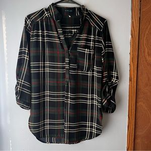 Women’s lightweight Green Flannel